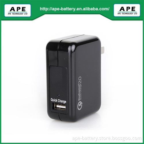 Around Qualcomm Quick charger 2.0 system with 3 output ports 18W capacity ac adapter MPA818QF1